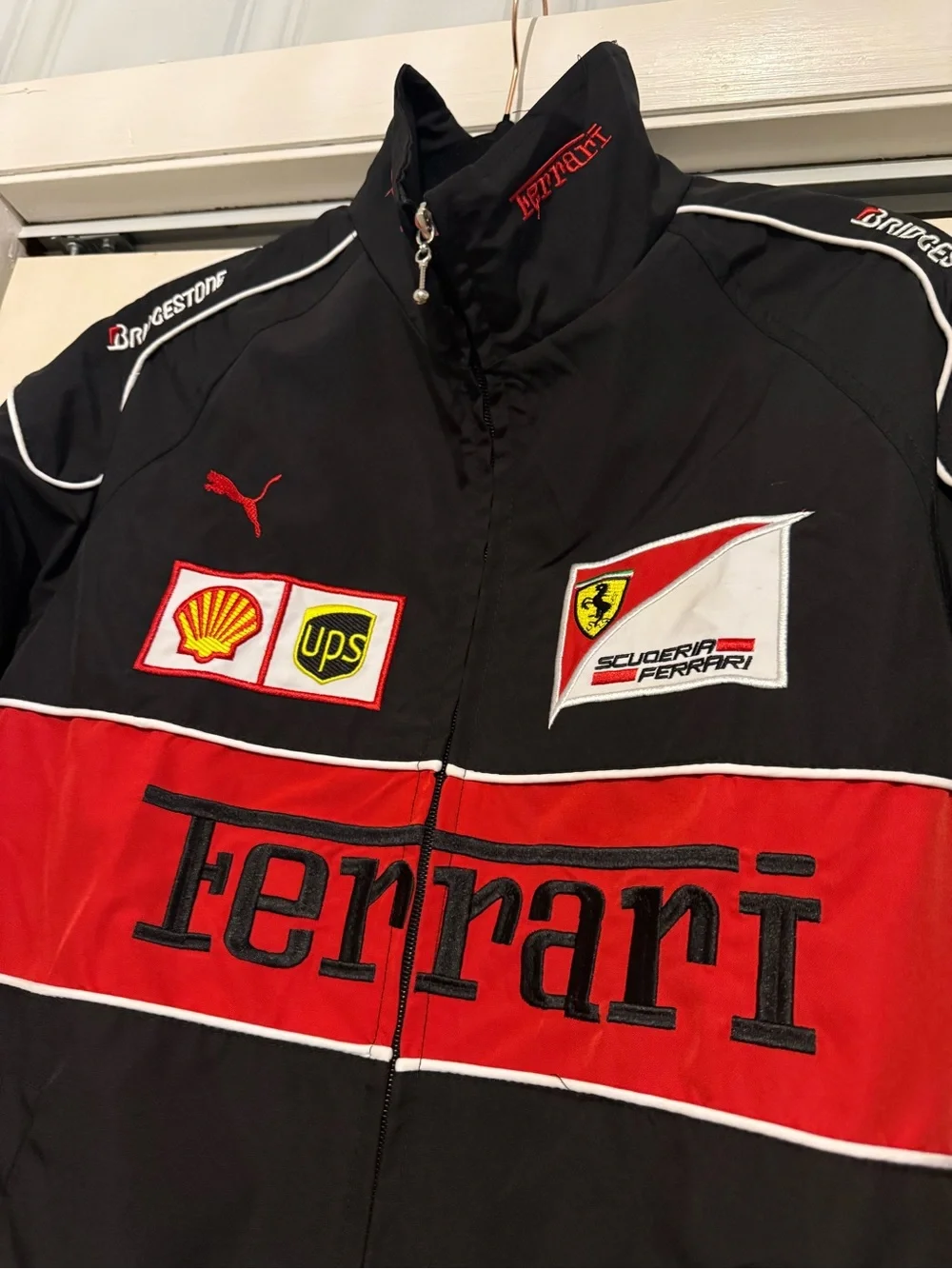 F1 Vintage Ferrari Racing Jacket - Black Edition